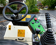 Road Roller Driving Controls
